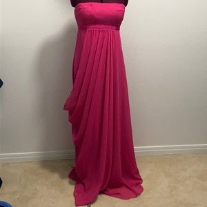 BCBGMAXAZRIA strapless gown